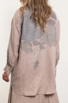 MAUD DAINTY CATS MEOW SHIRT-BIG ROSES