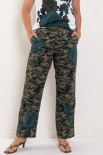 MAUD DAINTY MUSTER PANT-CAMO ROSES