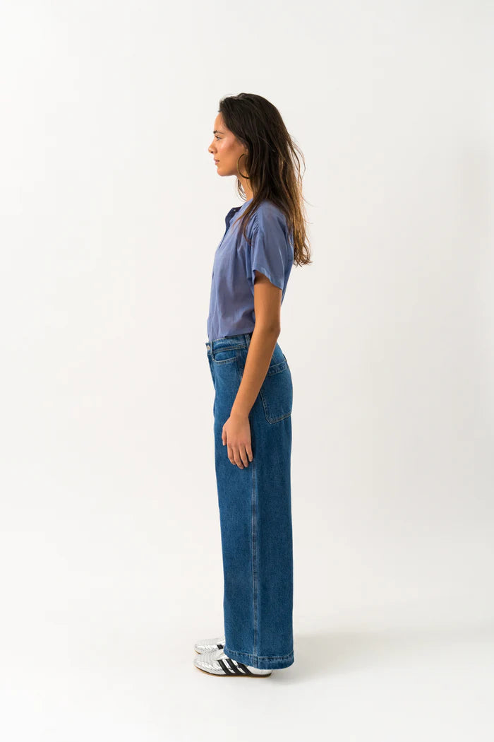 LOLLYS LAUNDRY FLORIDA PANTS-BLUE