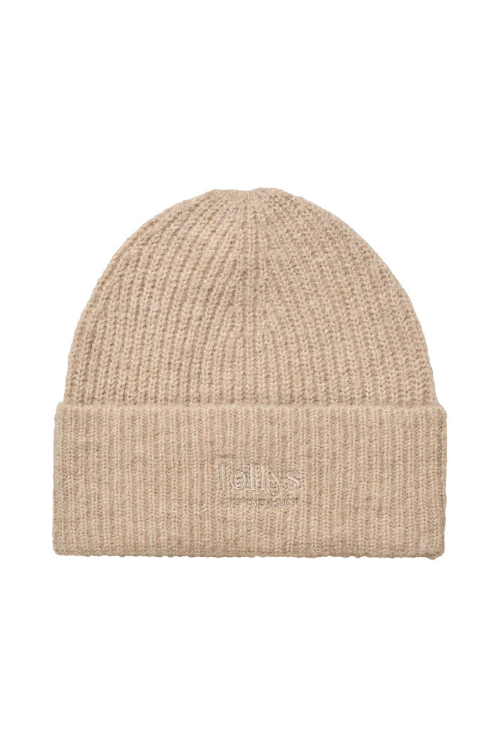 LOLLYS LAUNDRY FORREST BEANIE-BEIGE