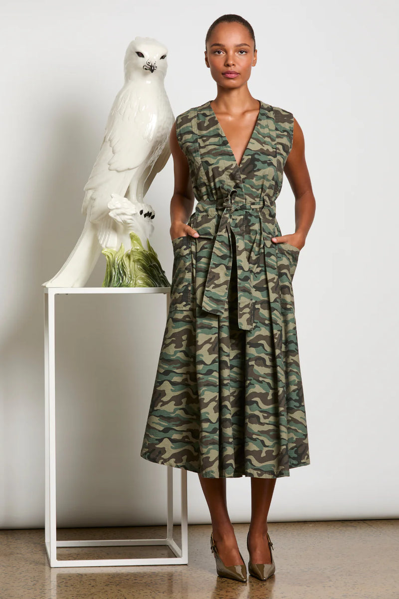 MAUD DAINTY GINA DRESS-CAMO