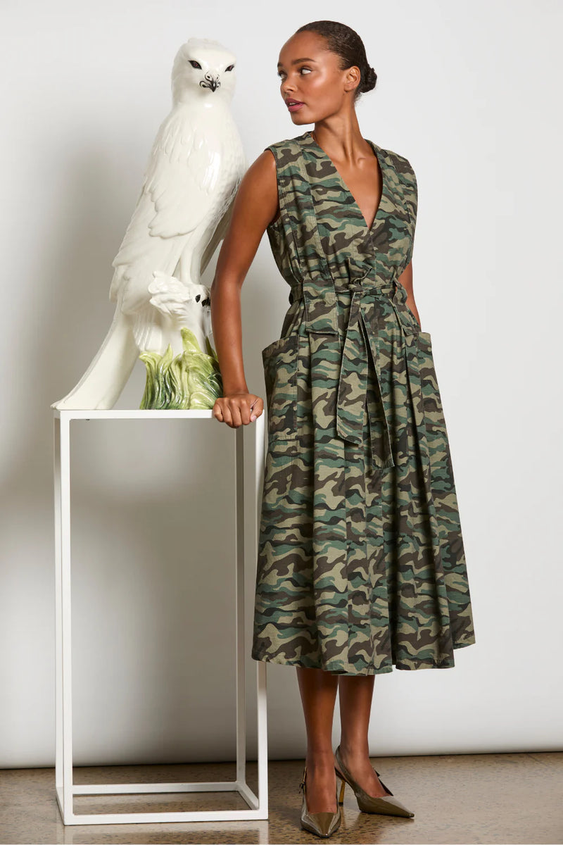 MAUD DAINTY GINA DRESS-CAMO