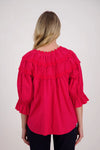 BRIARWOOD HAINES TOP-RED