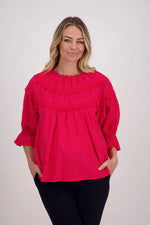 BRIARWOOD HAINES TOP-RED