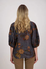 BRIARWOOD HARLOW SHIRT-PETROL FLORAL