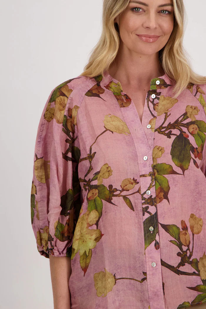 BRIARWOOD HARLOW SHIRT-PINK FLORAL