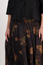 BRIARWOOD HAZELLE SKIRT-BLACK FLORAL