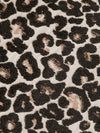 SCOTCH & SODA SINGLE BREASTED COAT-LEOPARD