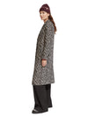 SCOTCH & SODA SINGLE BREASTED COAT-LEOPARD