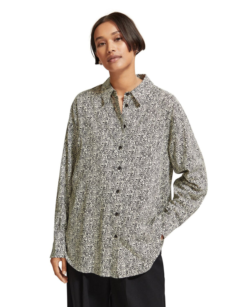 SCOTCH & SODA OVERSIZED PRINTED SHIRT