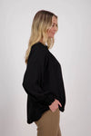 BRIARWOOD HOLLIS TOP-BLACK