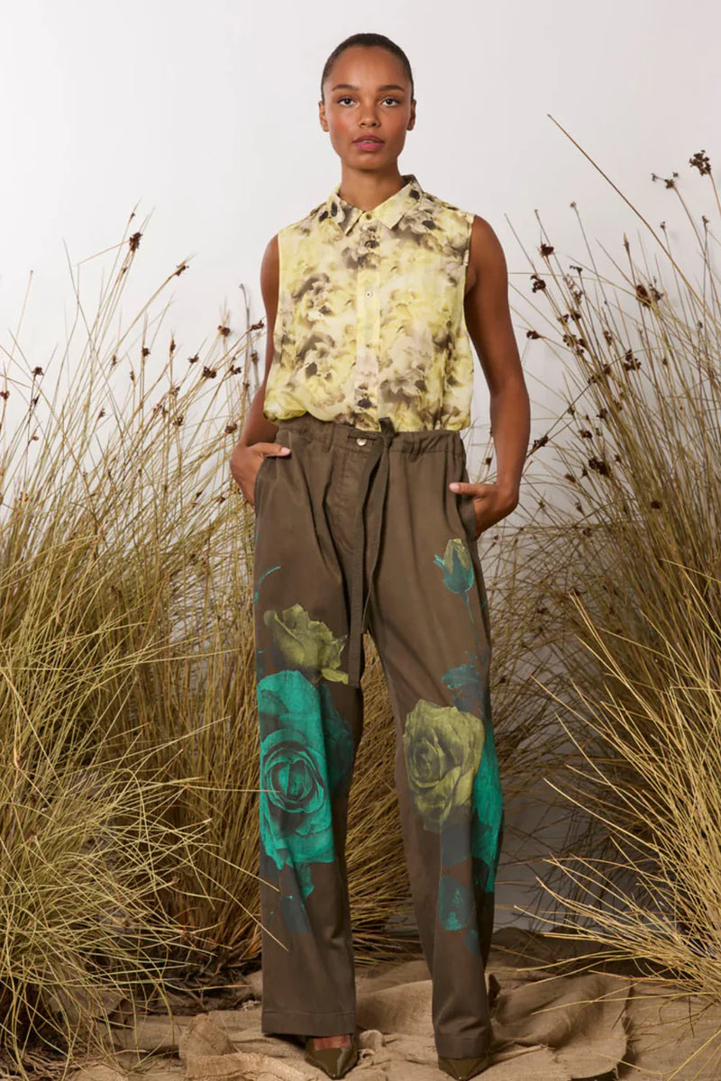 MAUD DAINTY JOURNAL PANT-CAMO ROSE