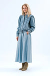 LOLLYS LAUNDRY IRISH JACKET LS-BLUE