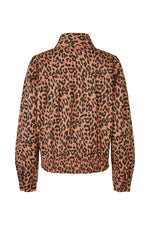 LOLLYS LAUNDRY IRISH JACKET LS-LEOPARD PRINT
