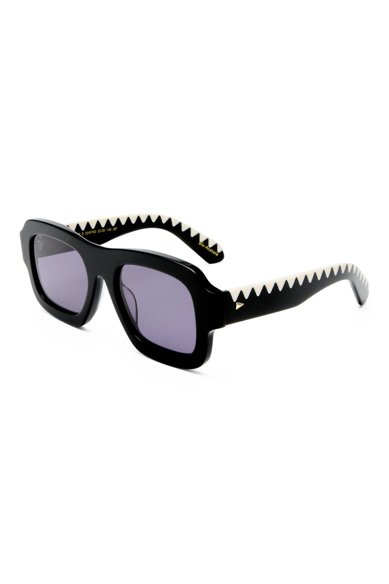 KAREN WALKER MOONSIDE ZIGZAG BLACK
