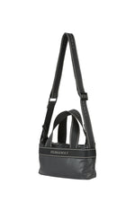 KAREN WALKER PUFFY RUNAWA CROSSBODY BAG-BLACK/BLACK