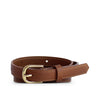 KATHRYN WILSON LAUREN BELT-WALNUT CALF