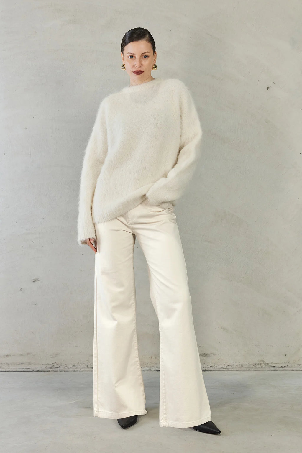 SOFIA IRINA VALERIA SWEATER-IVORY