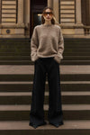 SOFIA IRINA VALERIA SWEATER-BROWN