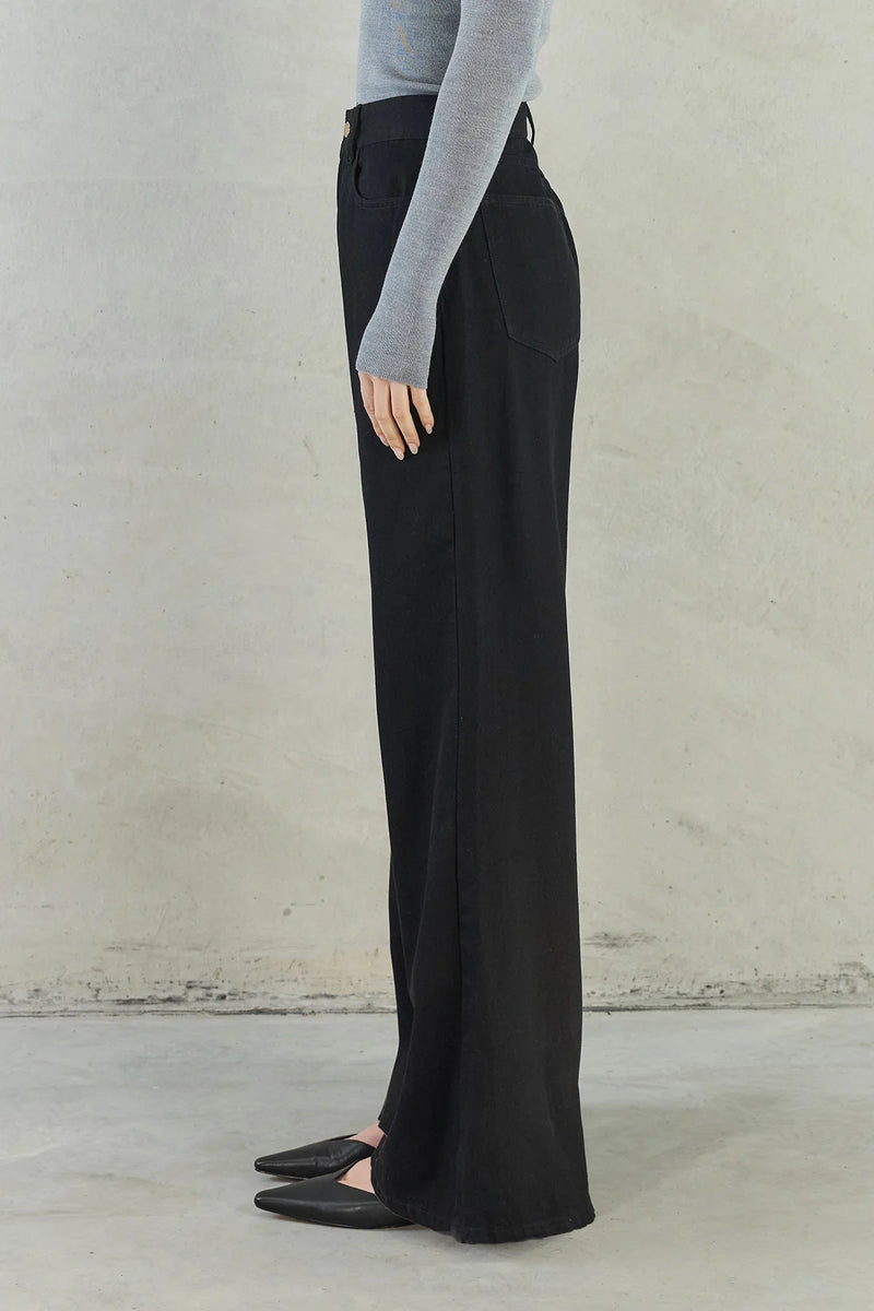 SOFIA IRINA JOSEFINA DENIM PANT-BLACK