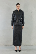 SOFIA IRINA EVITA BOMBER JACKET-BLACK