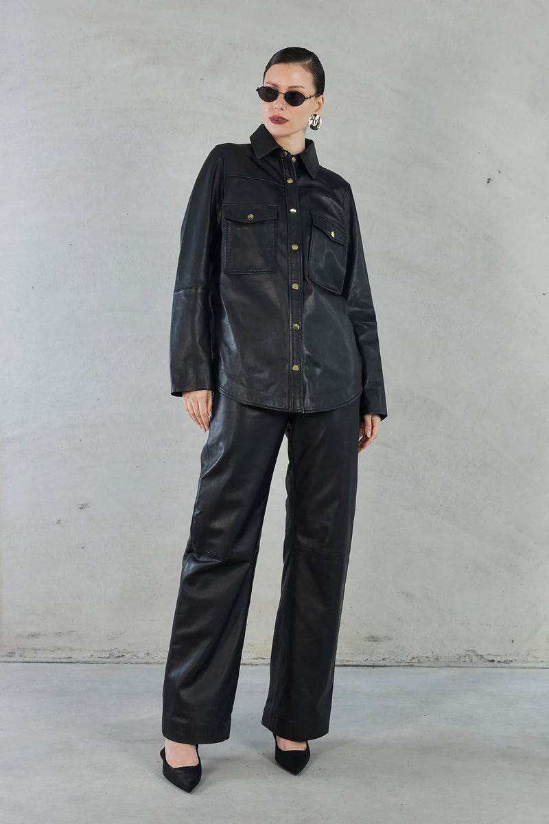 SOFIA IRINA LUCIA SHIRT-BLACK