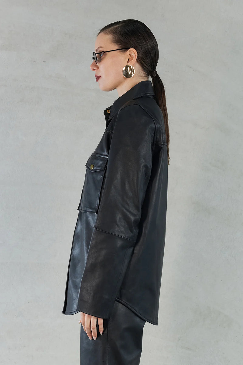 SOFIA IRINA LUCIA SHIRT-BLACK