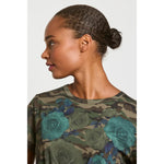 MAUD DAINTY LOLLY TEE-CAMO/ROSES