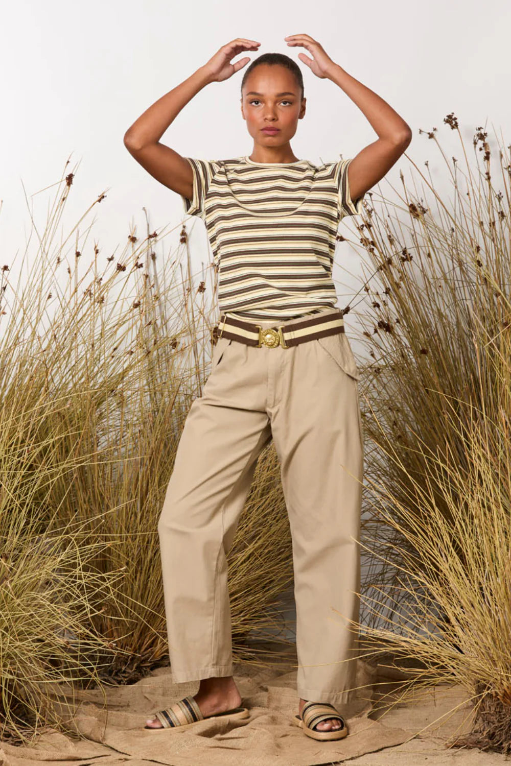 MAUD DAINTY JONES PANT-SAFARI