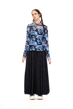 NOMD ARCHIVE LONG SLEEVE TOP-ARACHNA PRINT