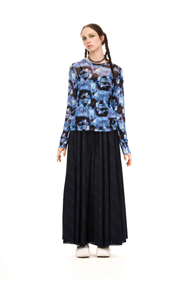 NOMD ARCHIVE LONG SLEEVE TOP-ARACHNA PRINT