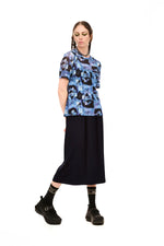 NOMD ARCHIVE SHORT SLEEVE TOP-ARACHNA PRINT