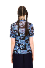 NOMD ARCHIVE SHORT SLEEVE TOP-ARACHNA PRINT