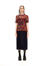 NOMD ARCHIVE SHORT SLEEVE TOP-PATCHED PRINT