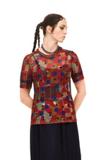 NOMD ARCHIVE SHORT SLEEVE TOP-PATCHED PRINT