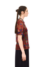 NOMD ARCHIVE SHORT SLEEVE TOP-PATCHED PRINT