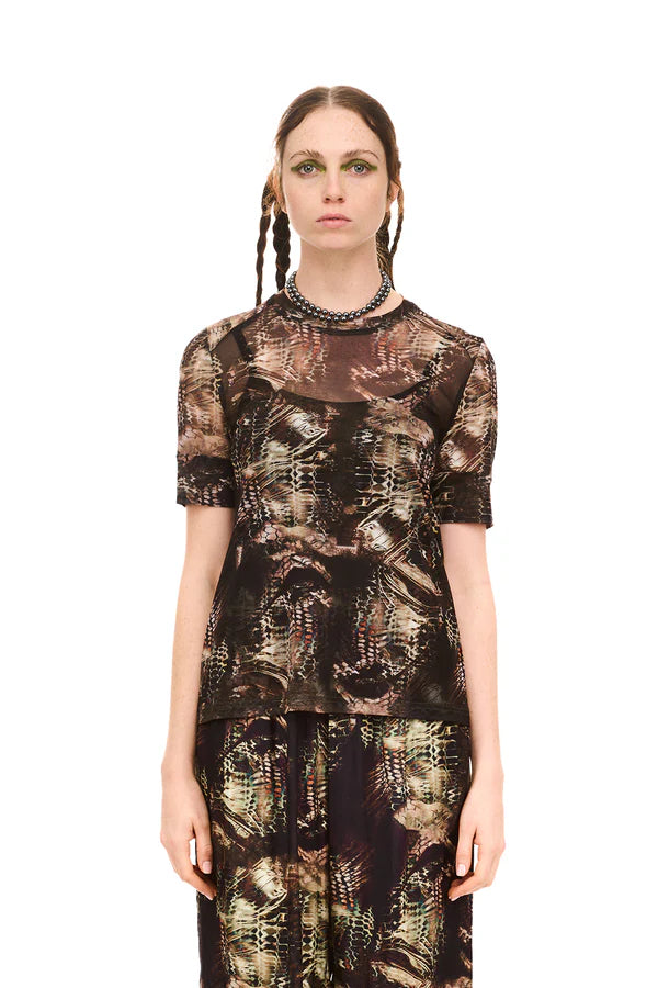 NOMD ARCHIVE SHORT SLEEVE TOP-PERSEUS PRINT
