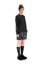 NOMD BLOCK-OUT TUNIC-BLACK