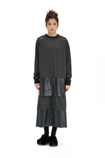 NOMD BLOCK-OUT TUNIC-BROWN HOUND