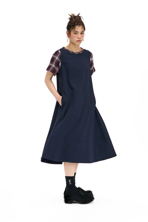 NOMD DUX DRESS-NAVY