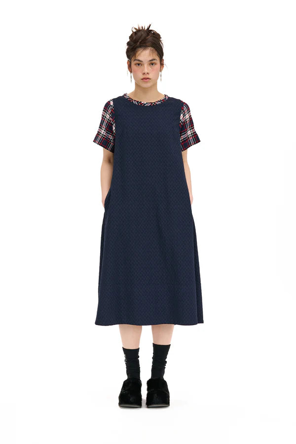 NOMD DUX DRESS-NAVY