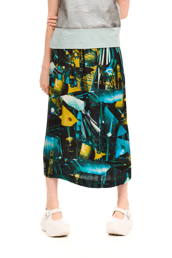 NOMD FOREVER SKIRT-SCIFI PRINT