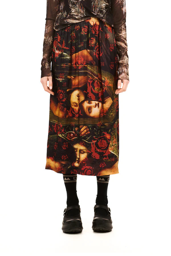 NOMD FOREVER SKIRT-THREE SISTERS PRINT
