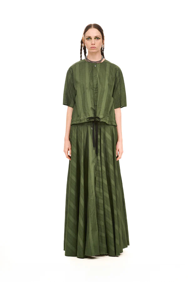 NOMD GRID BLOUSON TOP