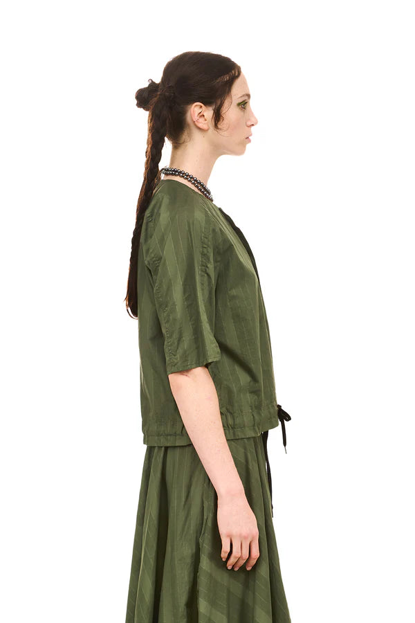 NOMD GRID BLOUSON TOP