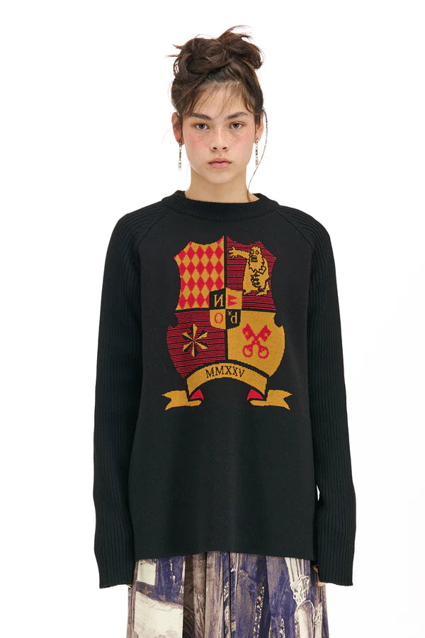 NOMD HOUSE SWEATER-BLACK
