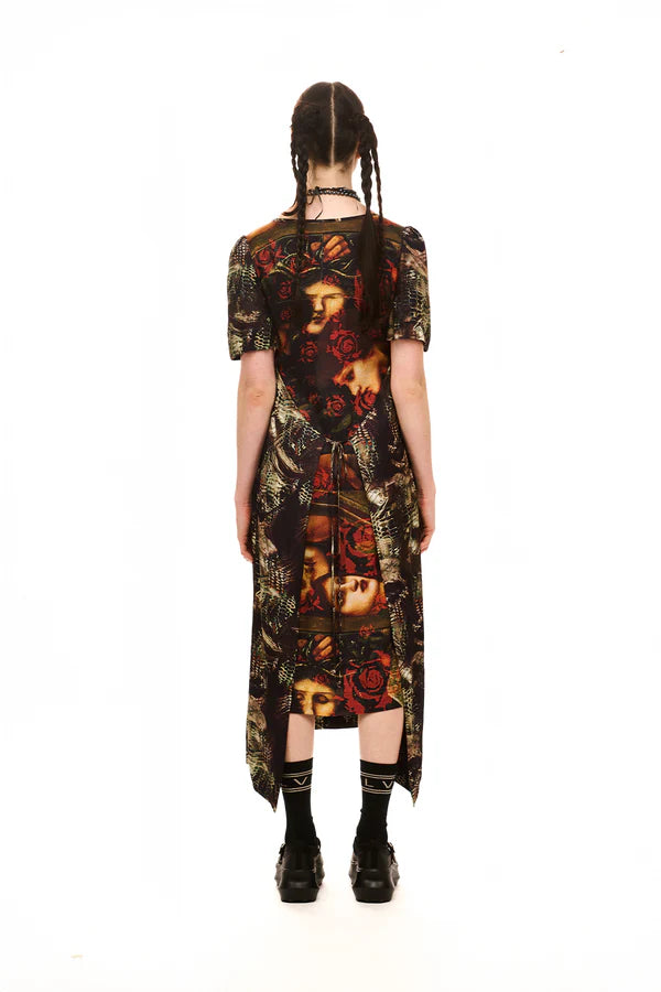 NOMD JANUS DRESS-THREE SISTERS PRINT MIX