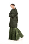 NOMD MANUSCRIPT COAT-GREEN