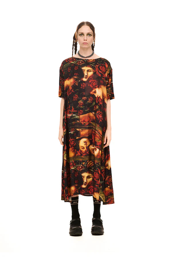 NOMD ODYSSEY DRESS-THREE SISTERS PRINT