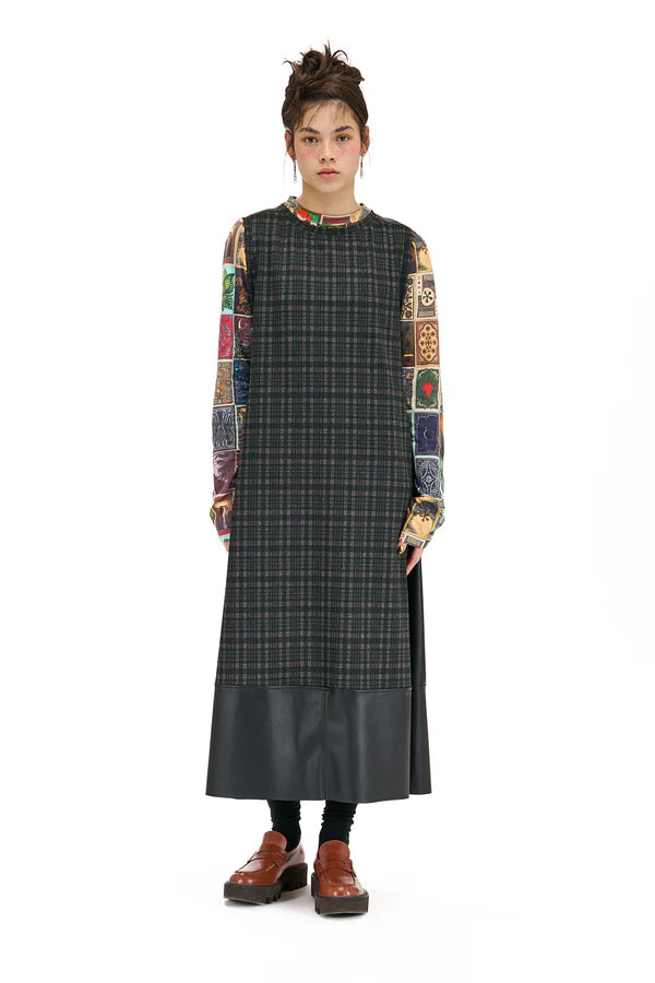 NOMD OPTIONAL DRESS-BROWN CHECK